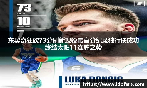 东契奇狂砍73分刷新现役最高分纪录独行侠成功终结太阳11连胜之势